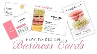 How To Design Business Cards - Graphic Design Photoshop Tutorial