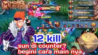 epic comeback, sun di counter? tetap win | gameplay and best build top global sun season 23