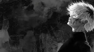 Ken Kaneki Black White 4K Live Wallpaper