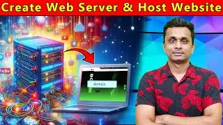 How To Create Web Server and Host Website and Connect With Domain | in Hindi