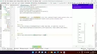 spinner in android studio