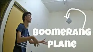 How to Fold Origami Boomerang Plane under 5 Minute - Easy Origami Tutorial