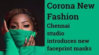 Corona fashion -faceprint masks - | fashion masks || new trending bridal face masks 2020