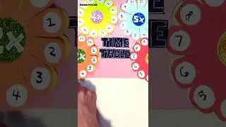 Time table, Maths tlm#shorts #ytshorts#viral#trending #ytshorts#trending #environmentday#easydrawing