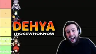 Dehya ThoseWhoKnow | Standard 5 Star Character Tier List | Zajef Clips