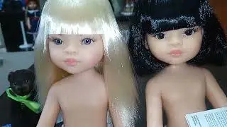 Распаковка кукол: платиновая Маника и Лиу с чёлкой Паола Рейна Paola Reina doll 26.11.2022