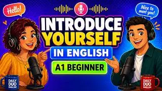How to Introduce Yourself in English | Real Conversations for Beginners (A1)