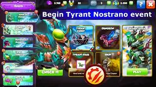 Begin Tyrant Nostrano event-Dragon Mania legends | 5 piece Curantis Dragon | DML