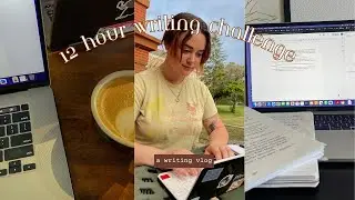 ✨12 hour writing challenge✨