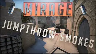 CS:GO Insane Jumpthrow Smokes on Mirage on 128 tick