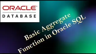 Basic aggregate functions in Oracle SQL