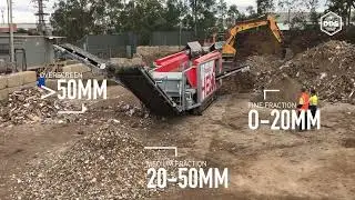 Ecostar HEXTRA 7000 3F Screening C&D Waste