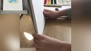 Урок 3  пасхальный венок 💝 скетчинг акварелью для начинающих