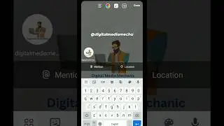 how to mention someone in instagram story - 2 #shorts #viral #shortsfeed