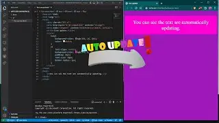 How to make auto update ? || Auto Update || Web Development || Grow with Web || Live Server