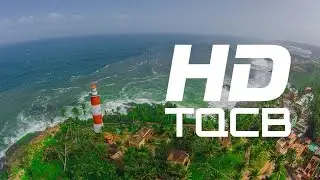 The Best Beach in Kerala - Lighthouse Beach Kovalam | Aerial (Drone) Video