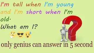 Simple Questions Only a Genius Can Answer - Intelligence Test
