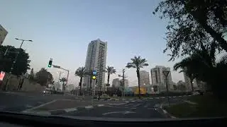 Israel. Ramata Gan. Early morning. Filming on camera Sony AS 300