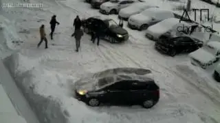 Авто приколы 2017 Драка на парковке Авто приколы 2017