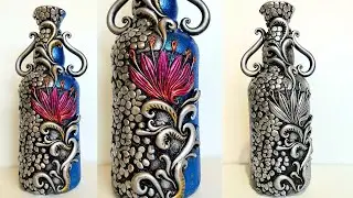 Convert Glass Bottle into Vase