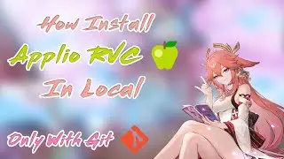 How Install Applio RVC in Local Windows (Only wit Git)  