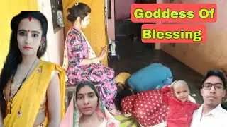 Blessing Of Pinky Goddess With Alta design। Blessing Video। Sabhi Manokamnaen Purn
