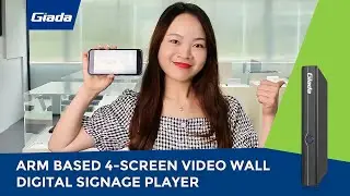 ARM-based 4-screen video wall digital signage player - Giada D77