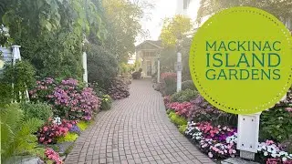 Mackinac Island garden tour