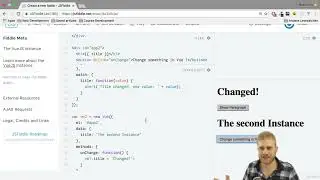 V. Understanding the VueJS Instance. 4. Accessing the Vue Instance from Outside