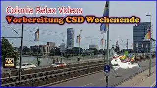 Köln / Cologne Vorbereitung zum CSD Wochenende 2024 in der Kölner Altstadt [4K] Walk