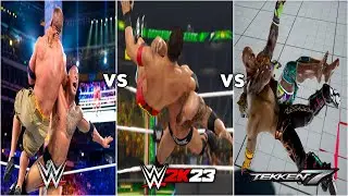 Challenging Finishing Moves Between WWE, WWE 2K23 and TEKKEN 7🔥