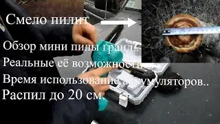 Аккумуляторная цепная мини пила Гранд..