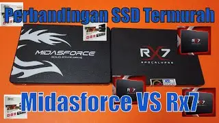 Perbandingan Midasforce Vs RX7 SSD Sata Termurah dan kencang