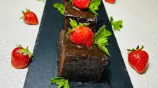 Это лучший шоколадный БРАУНИ! Вкуснее я ещё не ела! Мокрый БРАУНИ