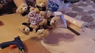 Как просто и недорого сделать букет из игрушек