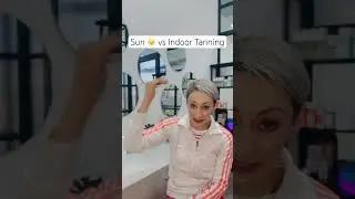 Getting a tan in natural sun vs a sunbed. #skinfundi #safetan #sunbeds #indoortanning