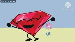 BFDI Ruby Fart On Funny Plant Tpot Bright