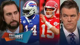 Bills not using Stefon Diggs, How scary would Dolphins be for Chiefs? | NFL | FIRST THINGS FIRST
