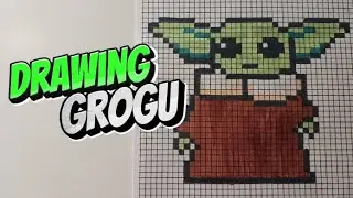 Pixel art Grogu/Drawing Grogu