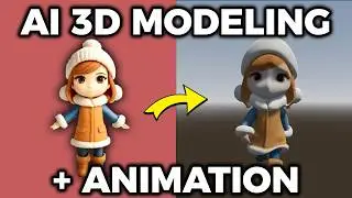 AI 3D Modeling + Mixamo Animation