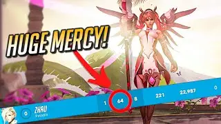⭐️ HUGE 64 Assists Mercy  + INSANE Resurrects ⭐️ - Overwatch 2