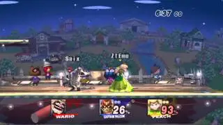 [BiA] SSBB [wifi] Saix (Falcon) vs. Zexion (Peach) #1
