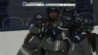 UNH Women's Hockey vs Saint Anselm Highlights 1-2-23