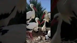 Татьяна Алексагина. Азоры. Аист на крыше