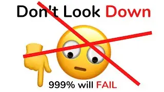 Don't look down while watching this video..