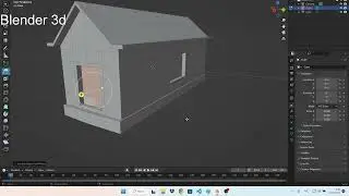 моделируем дом в Blender