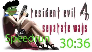 Speedrun Resident evil 4 (Console) [pc07] Separate way (30:36)