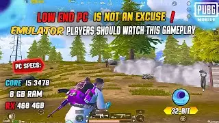 Gameloop on i5 3470 | 8GB RAM | RX 460 4GB |  PUBG MOBILE EMULATOR 2024 | LOW END PC