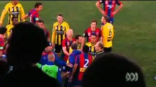 Newcastle Jets v Wellington Phoenix - Pre-Season friendly fight.