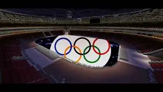 Opening ceremony of winter Olimpic Games in Minecraft (Antrodarsiya)